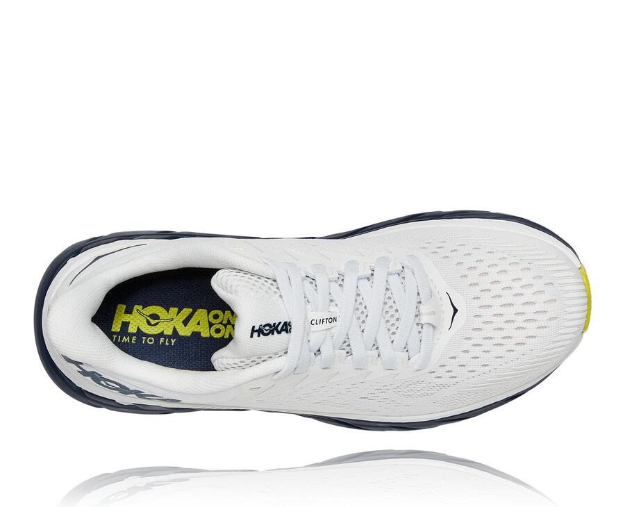 Hoka One One Hardloopschoenen Dames - Clifton 7 - Wit/Zwart - HM7635401